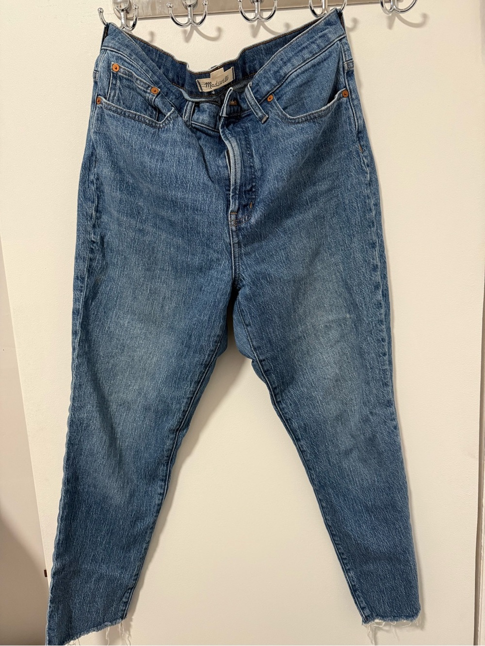 Madewell Medium Blue Denim Jeans - High Rise